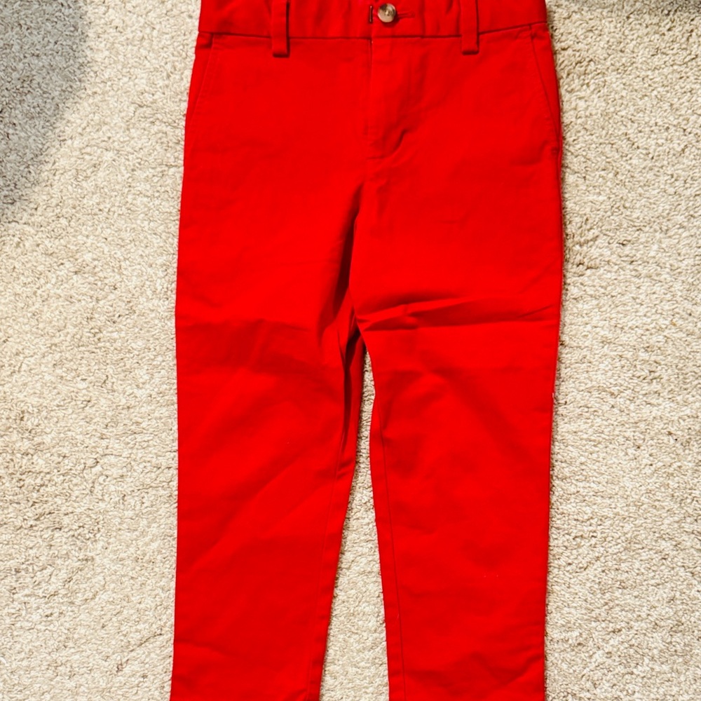 Vineyard Vines New Boys Chino Red Pants- size 5